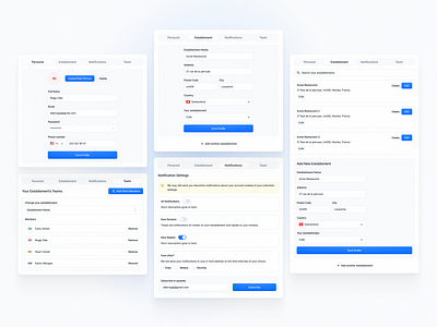 Settings Page Exploration by Ragip Diler on Dribbble