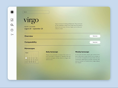 A is for...Astrology astrology branding horoscopes typography ui web design zodiac