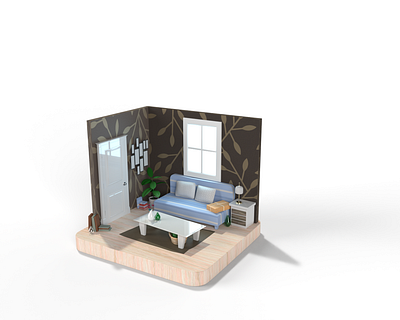 Miniature sitting room