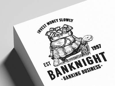 Banknight Logo abstract logo branding clean logo design illustration logo money simple logo vector