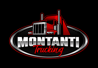 Trucking Services Logo abstract logo branding clean logo design graphic design illustration logo simple logo trucking vector