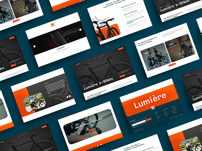 Lumière - webpage design clean design electric figma landing page modern product product image tech ui vibrant webflow