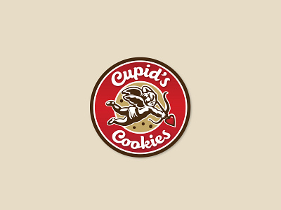 Cupids Cookies angel logo branding cookie logo cookies cupids logo design food logo graphic design logo logotipo