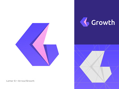 Modern G Letter growth Logo abstract abstract logo brand identity brand mark branding design g logo g logo mark growth logo logo design logo designer logo mark logofolio logotype minimalist modern logo simple symbol vector