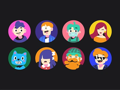 Messenger App Illustration 💬 avatar badge branding character chat discord emoji game icon illustration messenger metaverse profile profile picture skype sticker telegram ui vector website