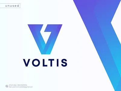 Modern 3D Voltis Logo Design 3d logo 3d v logo brand identity branding creative unique professional generic logo graphic design logo logo brand logo design logo mark logo type minimal modern logo popular logo v icon v logo vector visual identity voltis logo