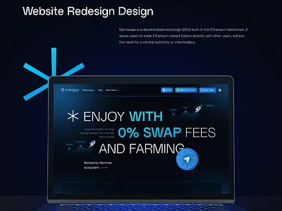 Crypto Exchange website blockchain crypto exchange crypto trading cryptocurrency defi exchange landing landing page nft ui uidesign ux web web design web3 website