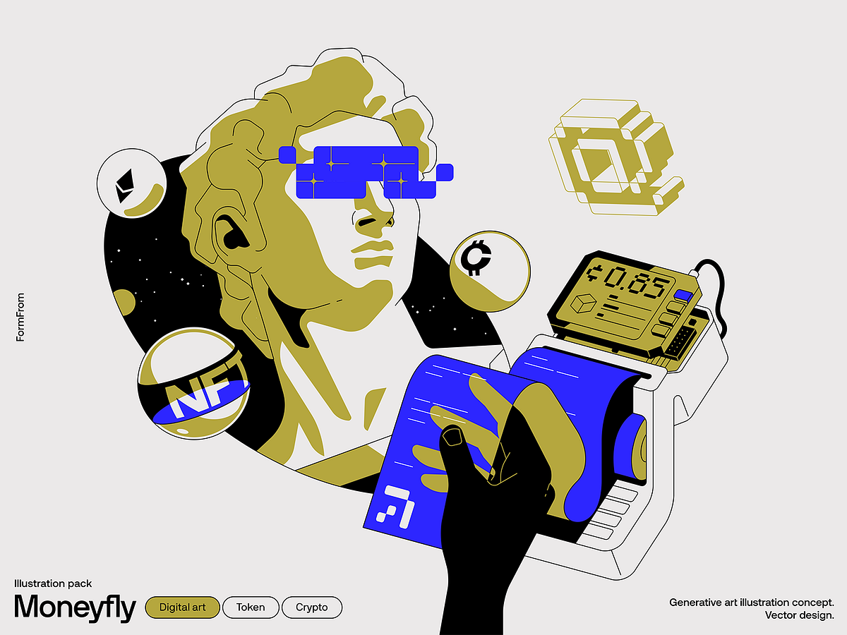 Digital art & NFT illustration by Dmitrii Kharchenko on Dribbble