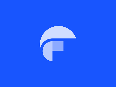 F mark (White Version) branding ecommerce f icon lettering logo designer mark