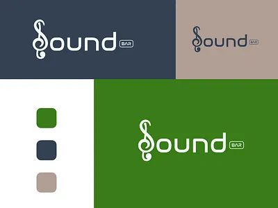 Sound wordmark logo. sound logo with music icon app apps logo branding design gradient logo illustration logo logo design logo idea logo maker logo shop logofolio logomaker logoshop modern logo music logo song logo sound logo ui vector