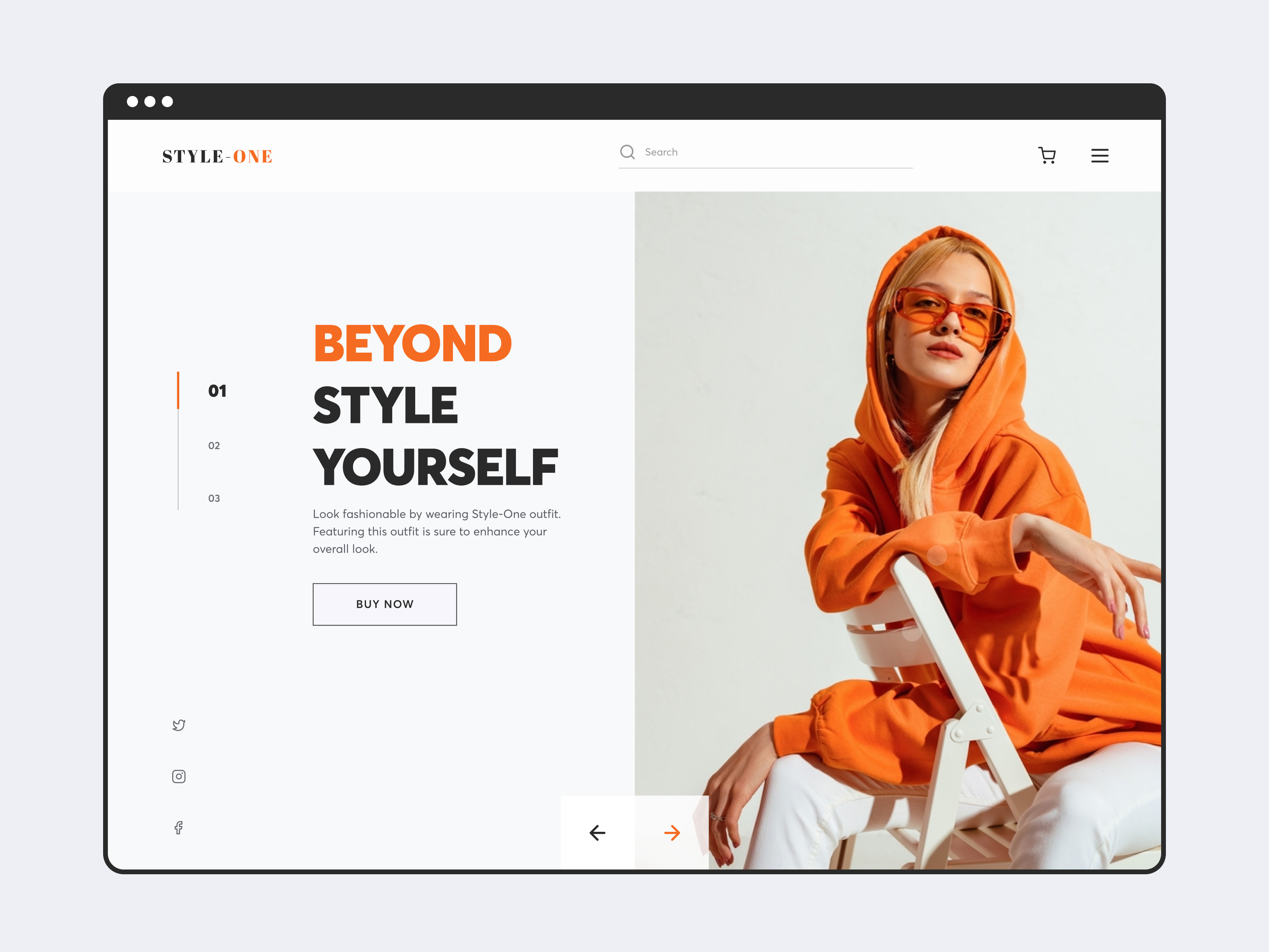 Fashion Web Header banner fashion header landing landing page landing page design uiux web web design web header website
