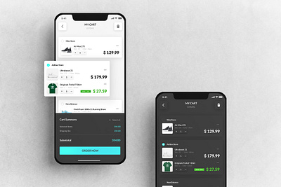 Daily UI Challenge 58 - Shopping Cart app concept dailyui design figma ui uidesign