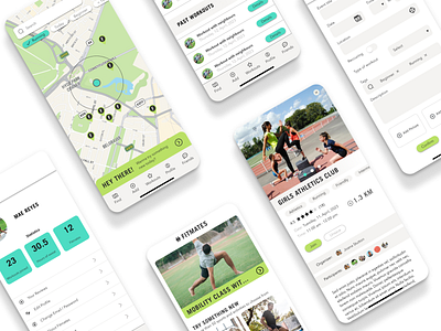 Fitmates (App & Responsive Website) app branding design freelance graphic design illustration typography ui