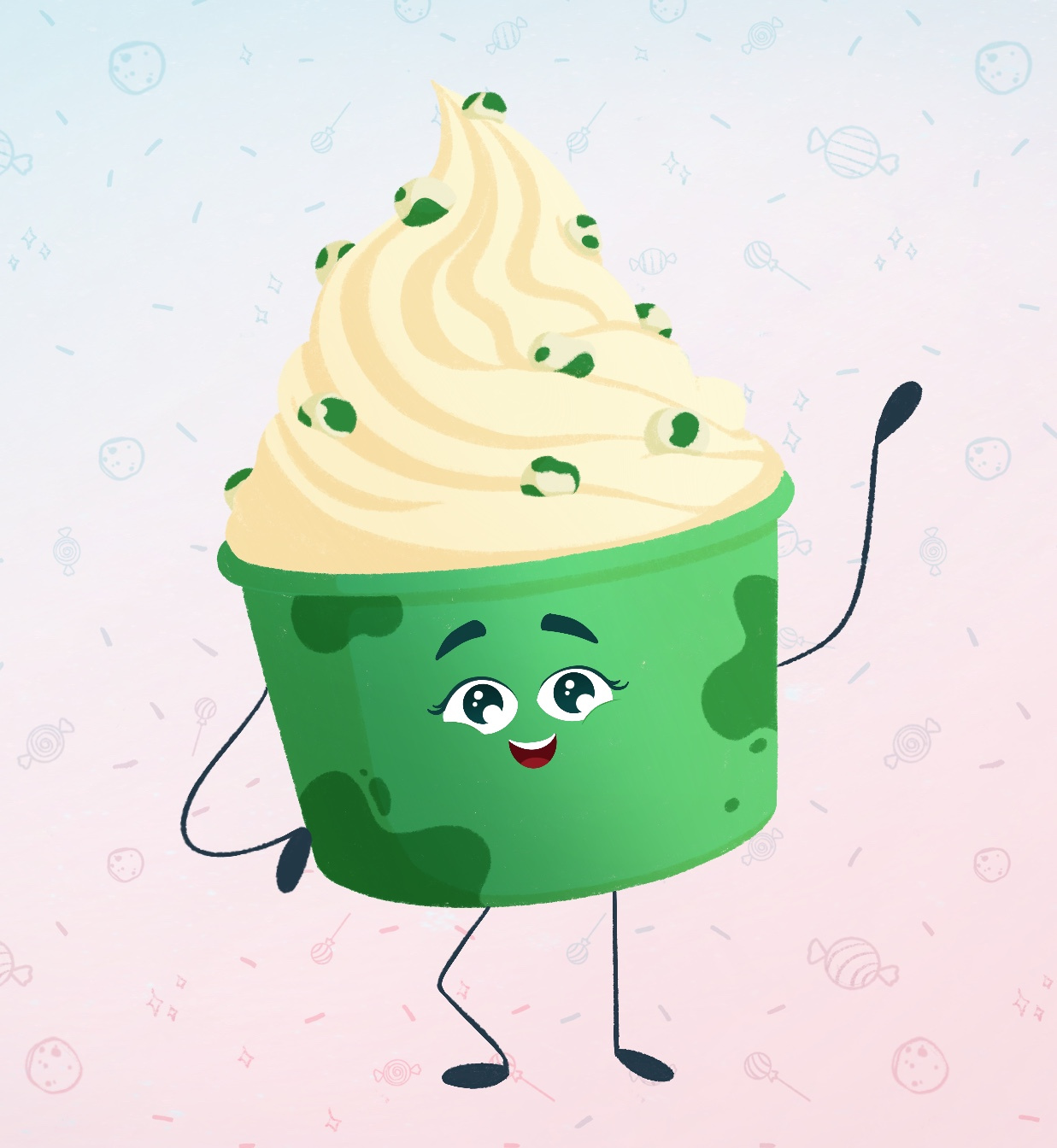 Board game card. Wasabi Yogurt by Daria Sheremet on Dribbble