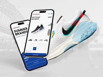Intersport mobile UI app design application brand brand design branding cc cognitive creator design graphic design intersport logo design nike sport ui user experience user interface ux