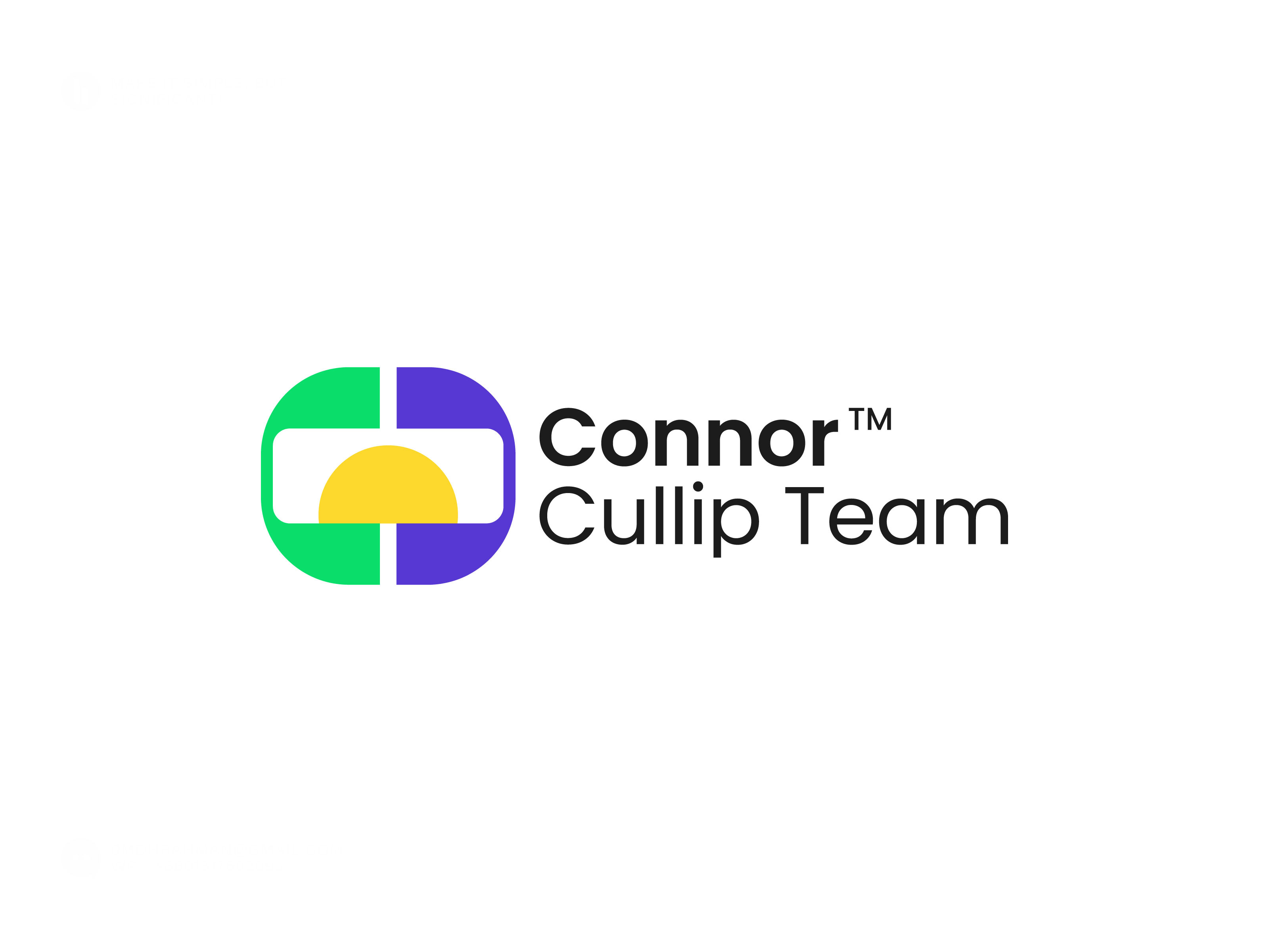 Connor Cullip Team - Mortgage Team logo design branding creative logo design design icon identity logo logo design logo mark logotype mark minimal minimal logo minimal logo design modern modern logo design monogram logo symbol symbols