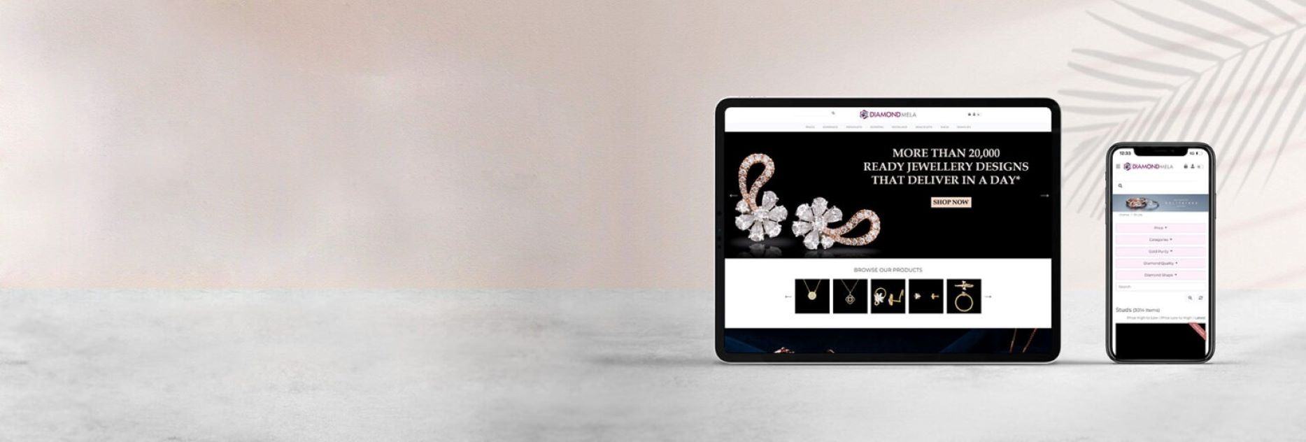 Diamond Mela graphic design ui website development