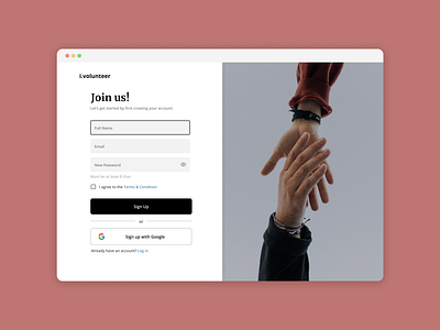 Sign Up creative daily design ui user experience user interface web design