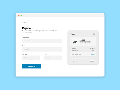 Credit Card Checkout creative daily design ui user experience user interface web design