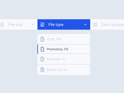 Dropdown Menu (Daily UI Challenge Day 27) daily ui dailyui design ui uiux ux