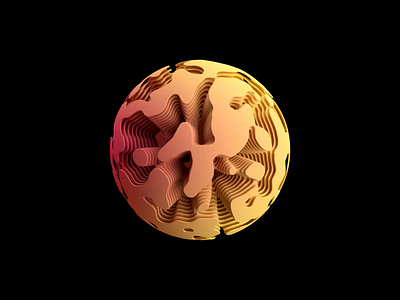 Honeycomb Ball 3d animation ball graphic design honeycomb ball motion graphics
