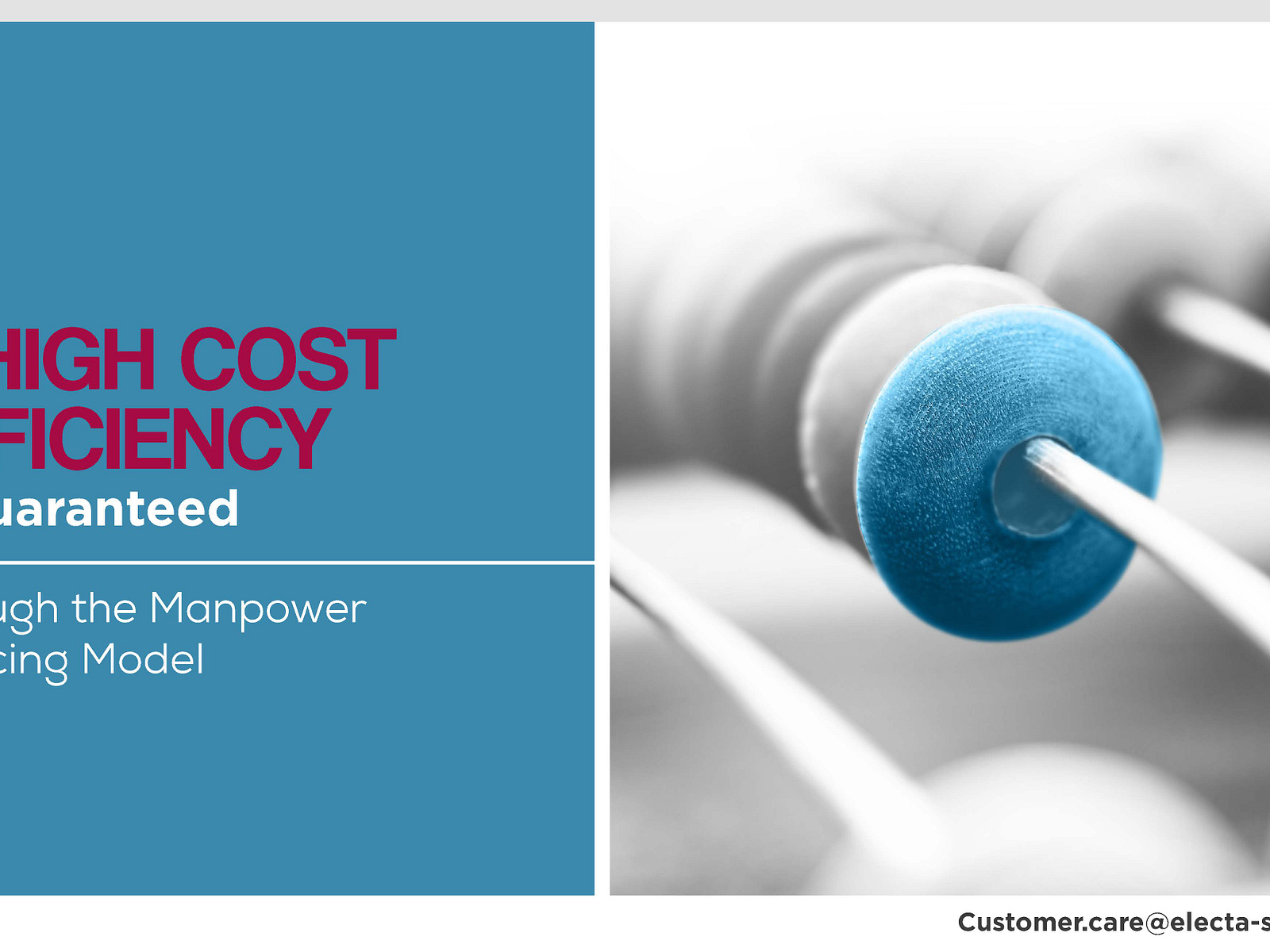 Cost Efficiency by Electa Sourcing on Dribbble