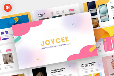 Joycee - Creative Powerpoint Template abstract annual business clean corporate download google slides keynote pitch pitch deck powerpoint powerpoint template pptx presentation presentation template professional slides template ui web