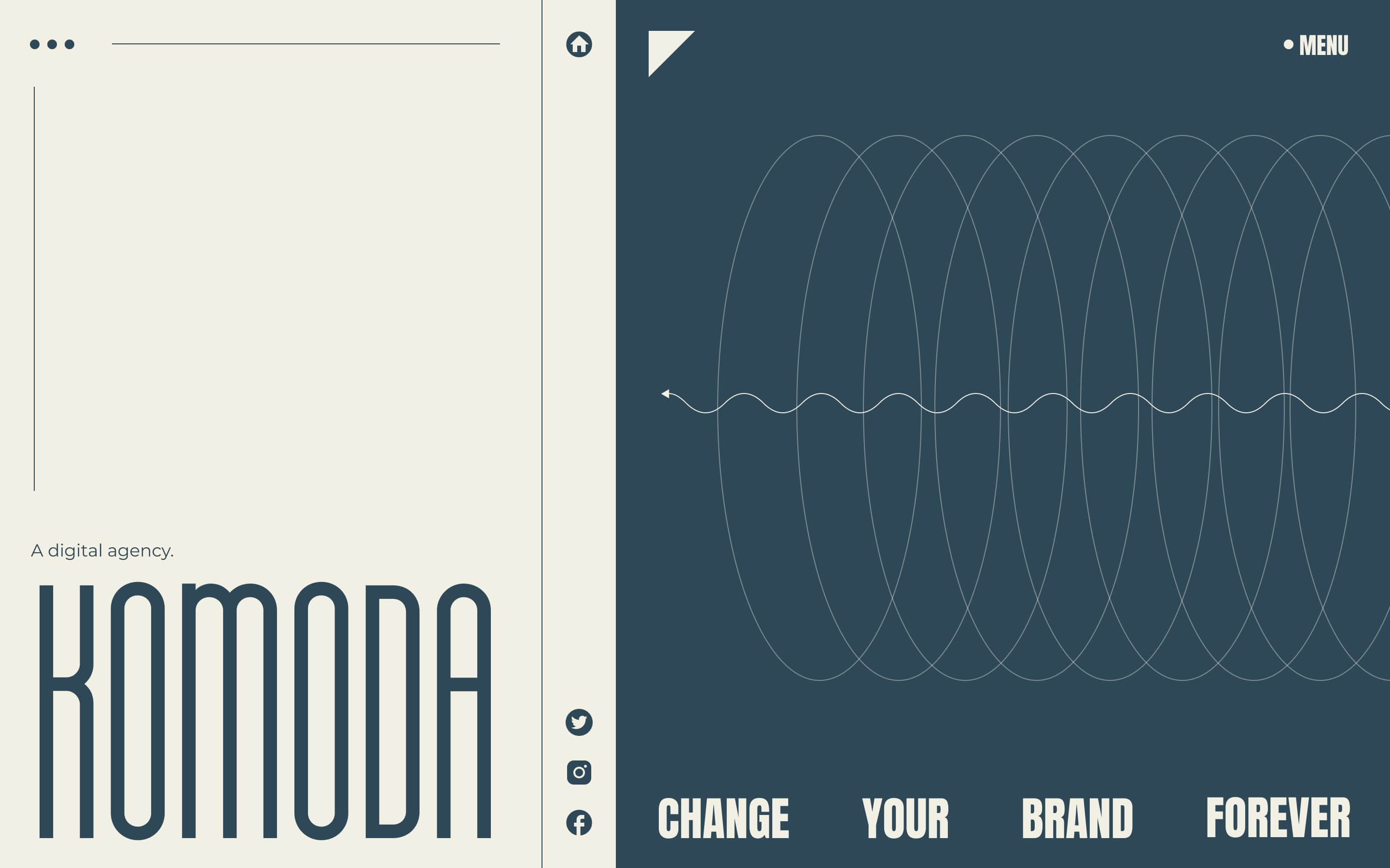 Komoda - Agency Website Template agency creative creative website design design agency digital agency graphic design portfolio ui ui ux web design webflow webflow template website website template