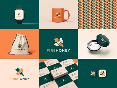 Bee Logo | Honey Logo | Iconic Logo Design animal bee bee logo branding flower fly food gradeint healthy honey honeybee honeycomb iconic identity logo design modern natural sweet symbol wildlife