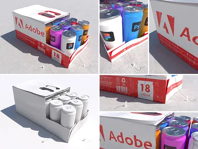 New Kid on the Block - Case Study 3d adobe brand branding c4d cgi cinema 4d concept concept design design figma graphic design icon illustration logo package design render