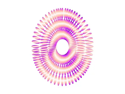 36 Days of Type - 0 0 36 days of type 36daysoftype animation cavalry design font generative gradient graphic design kinetic kinetic type motion motion design number type typography