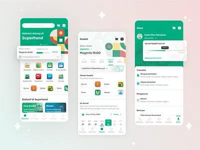 Muslim Apps I Superhand v4 Concept design figma interaction design interface ui ux