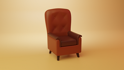 Low Poly Sofa 3d blender graphics design render sofa