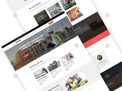 Responsive landing page and logo design - Spark Construction brand branding construction contractor creative design graphic design home homepage icon landing page logo minimal responsive ui ux vector web website website design