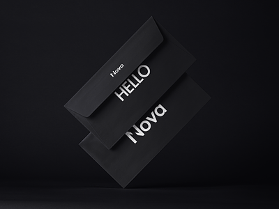 Nova hello letter branding design graphic design illustration logo typography vector