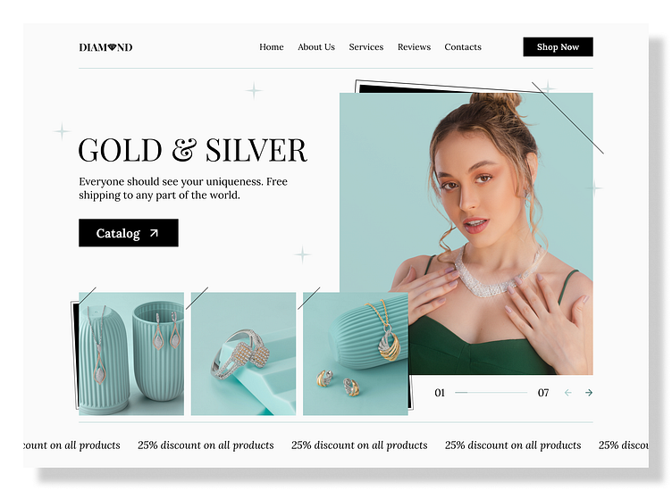 Jewelry - Design Concept by Dinis Romaniuk on Dribbble