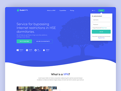 VPN Service Landing Page business clean company corporate figma landing page pricing pricing plan privacy professional security service simple ui ui design uiux uiux design vpn vpn service website