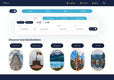 Redesign of a previous project clean design figma flight booking product design ui ux web design wireframing