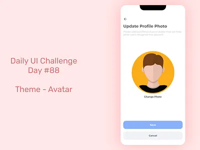 Daily UI Challenge #88 - Avatar dailyui design ui