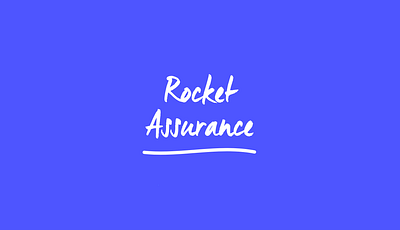 Rocket Assurance - Branding and web animation branding colors insurance logotype rocket space typography ui ux webdesign