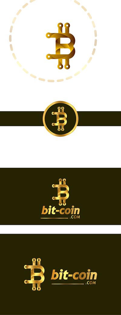 bit-coin.com, bit-coin logo, cryptocurrency logo bit bitcoin blockchain brand brand identity branding coin crypto crypto currency cryptocurrency logo design logotype modern logo print typography visual identity
