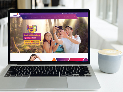 Axiata Ncell Nepal Website reDesigning concept ui webdesign