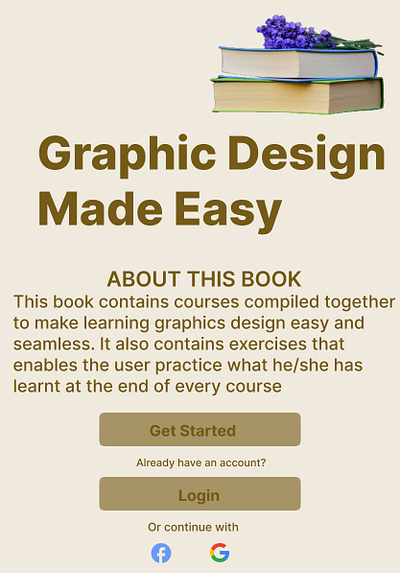 Book cover design graphic design ui ux