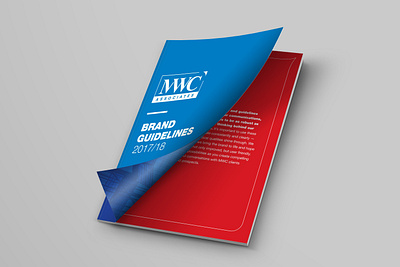 MWC Associates Brand Guidelines brand identity branding design graphic design layout logo