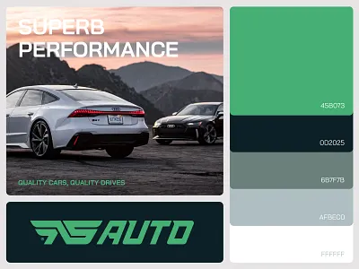 AS Auto - Brand Identity brand brand identity branding car design graphic design icon identity logo logo design logo mark logos logotype modern logo vector