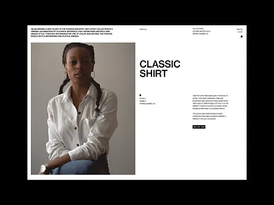 Fashion Store Issue 117 black desktop e commerce ecommerce high fashion layout minimal minimaldesign product page responsive tends ui ux uxui web webdesign white