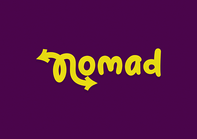 Nomad app appdesign booking brand identity branding design fintech graphic design illustration inspiration logo logomark logotype minimal modern platform simple