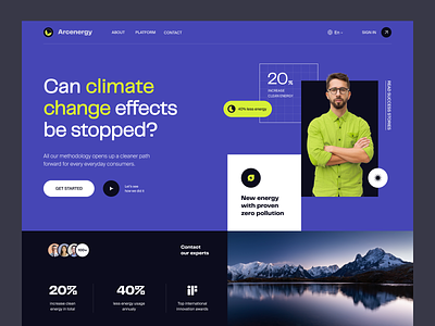 Landing Page for Energy Company landing landing design landing page landing page design