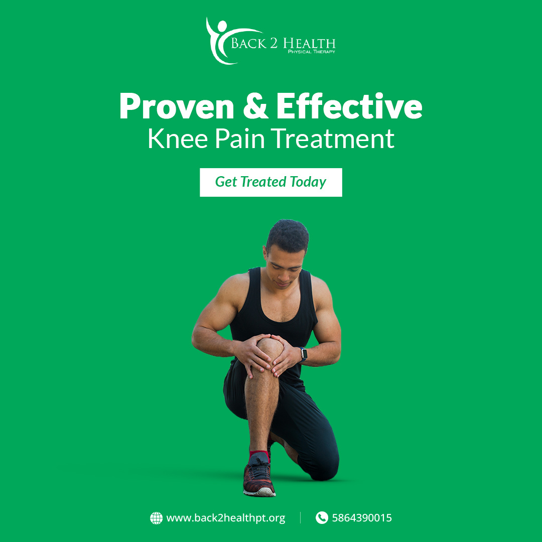 Physical Therapy for Knee Pain Treatment by Back2Health Physical