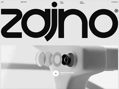 Teaser Animation for the New Zajno Website🔊 agency creative design studio digital agency landing page marketing web website